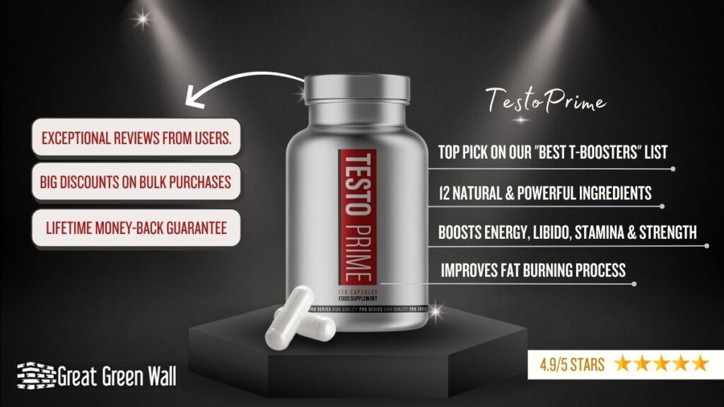 TestoPrime Review 2024 | Legit? Side Effects & Efficacy – Great Green Wall